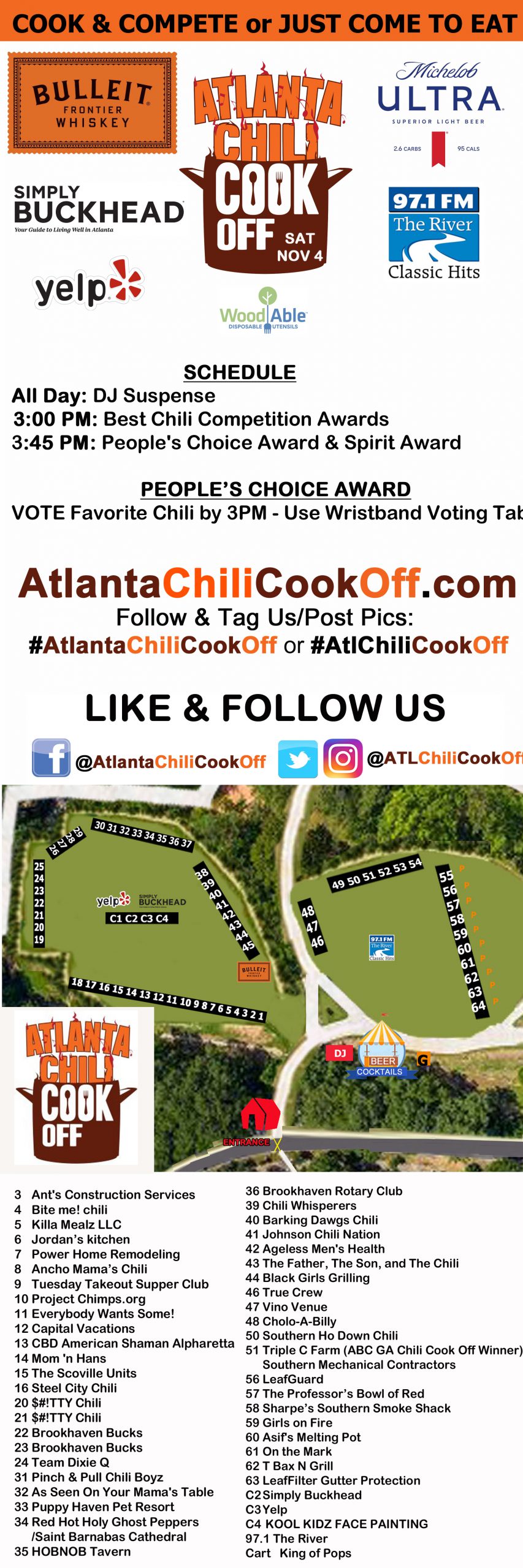 Atlanta Chili Cook Off Program Atlanta Chili Cook Off